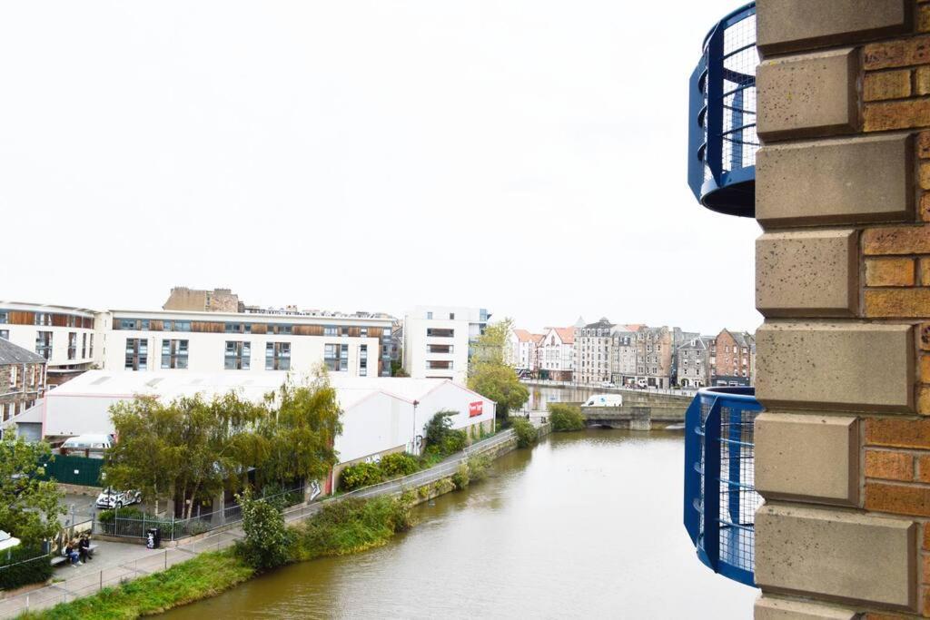 My Waterfront Apartment, Views Over Water Of Leith Edinburgh Bagian luar foto