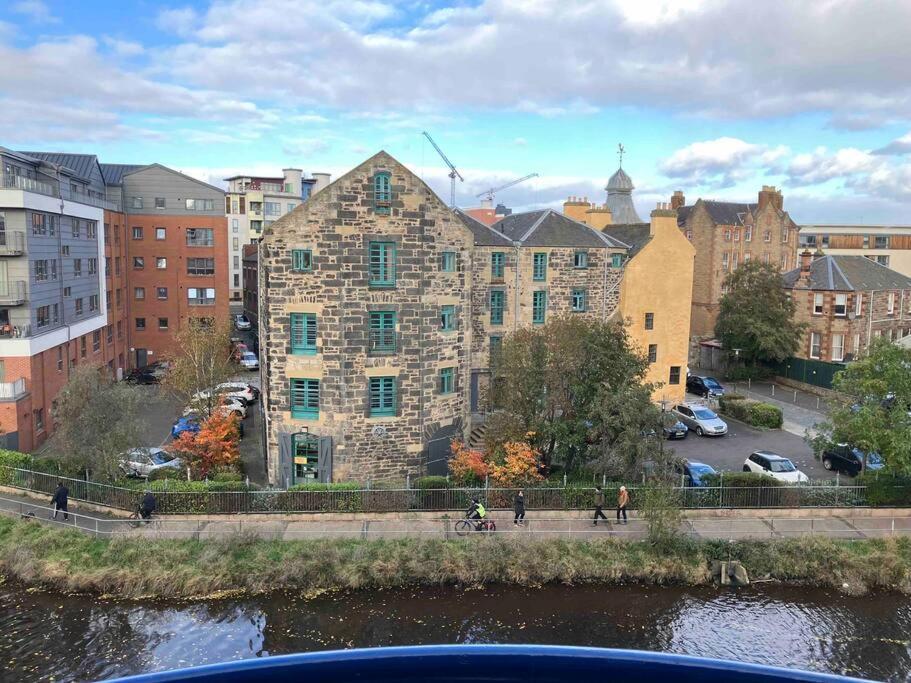 My Waterfront Apartment, Views Over Water Of Leith Edinburgh Bagian luar foto