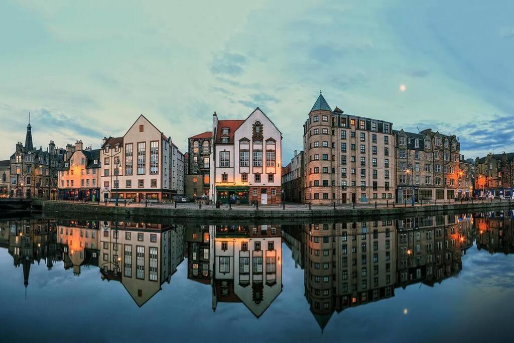 My Waterfront Apartment, Views Over Water Of Leith Edinburgh Bagian luar foto